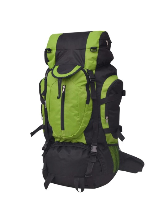 Outdoorový batoh XXL 75 l černý a zelený