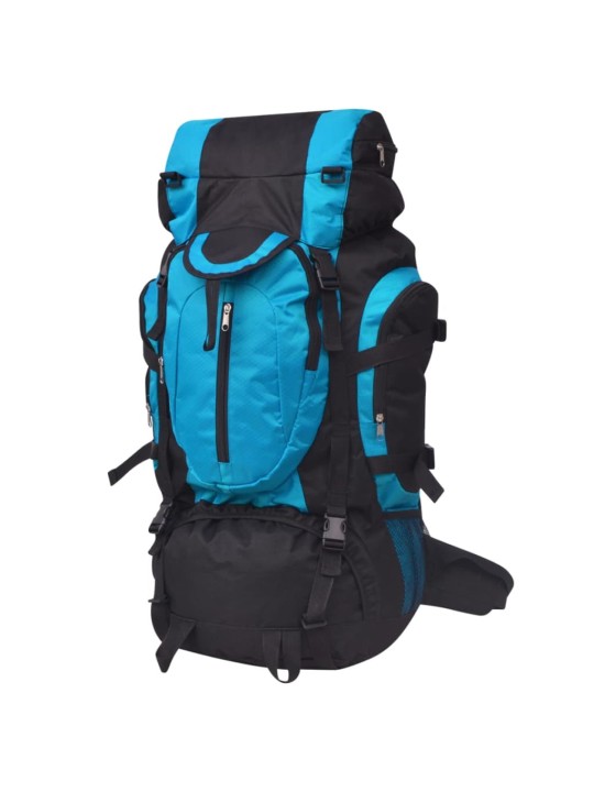 Outdoorový batoh XXL 75 l černý a modrý