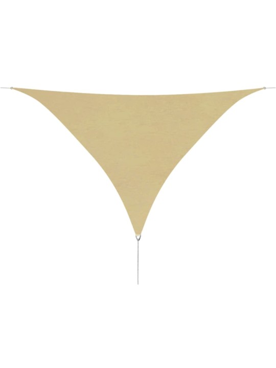 Plachta proti slunci oxford, trojúhelník 3,6x3,6x3,6m béžová