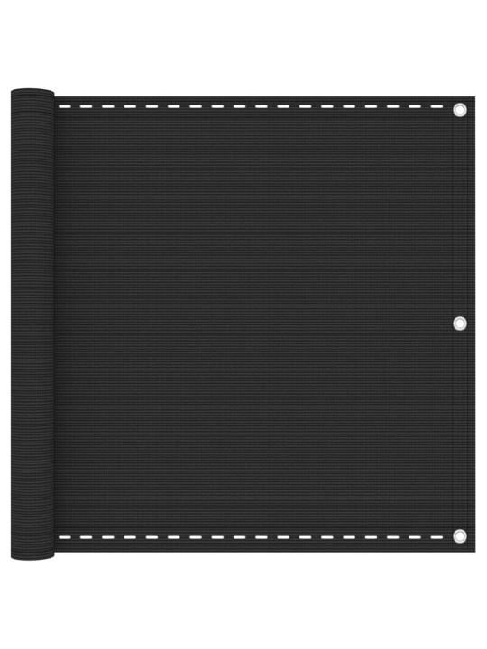 Balkónová zástěna HDPE 90x400 cm antracitová