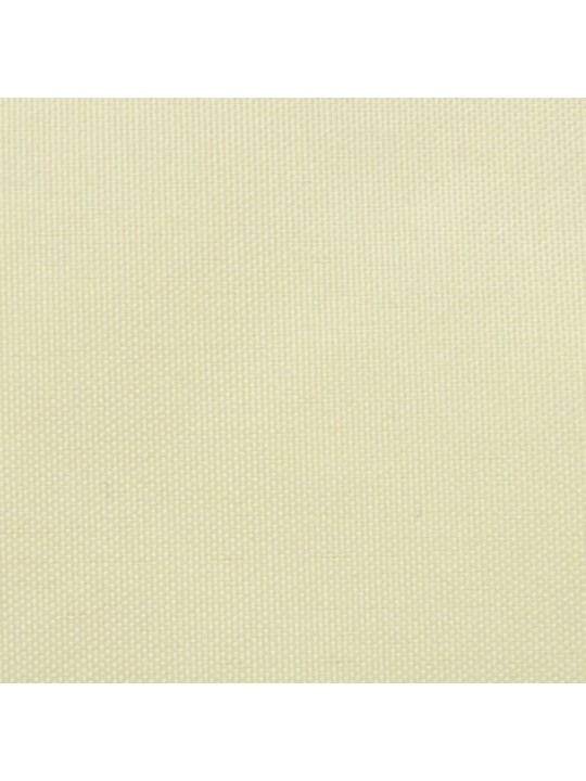 Balkónová zástěna z oxfordské látky 90x400 cm krémová