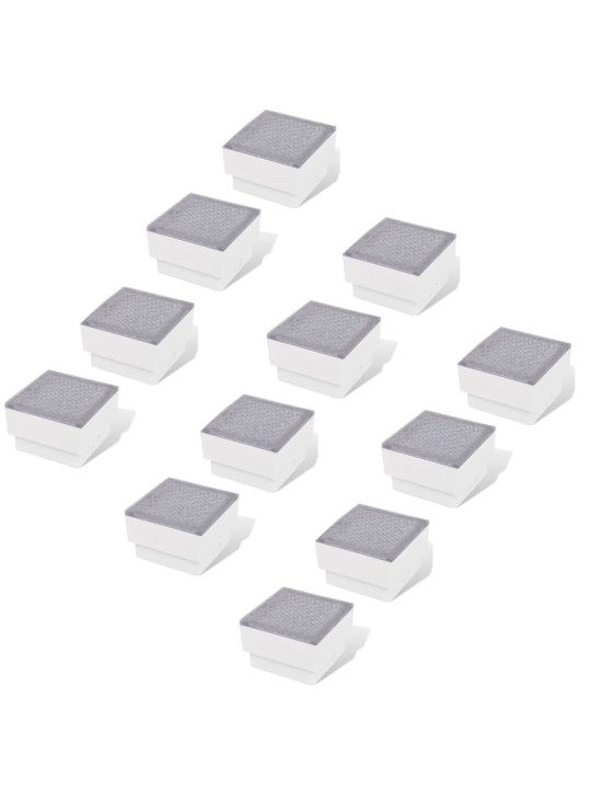 Zemní LED svítidla 12 ks 100 x 100 x 68 mm