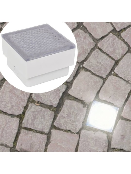 Zemní LED svítidla 12 ks 100 x 100 x 68 mm