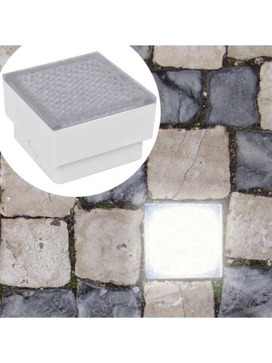 Zemní LED svítidla 12 ks 100 x 100 x 68 mm