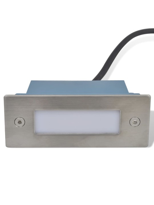 Zápustná LED svítidla pro schody 12 ks 44 x 111 x 56 mm