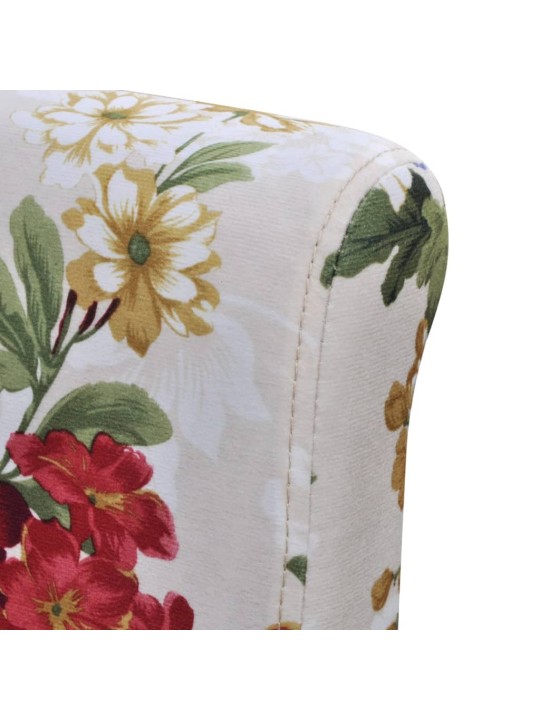 jídelní židle 6 ks vícebarevné textil