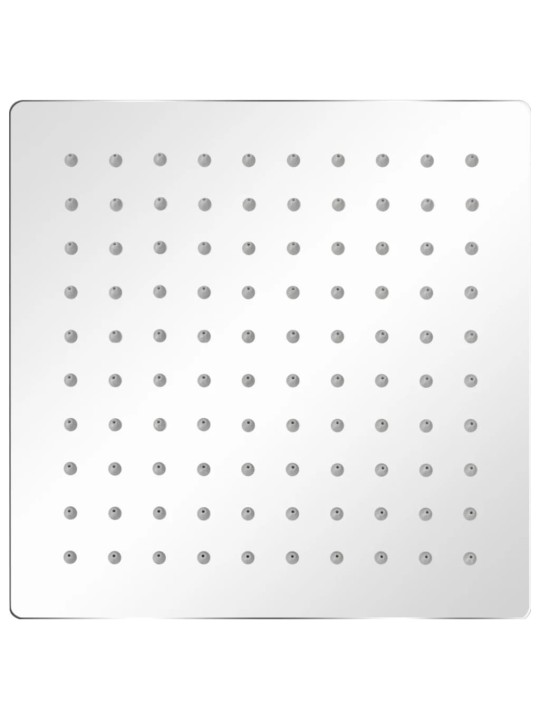 Dešťová sprchová hlavice nerezová ocel 20 x 20 cm čtvercová