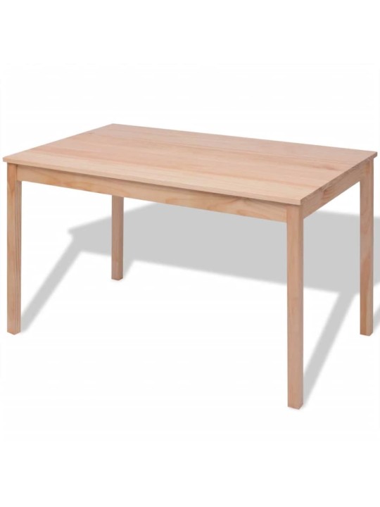 Sedmidílný jídelní set z borového dřeva