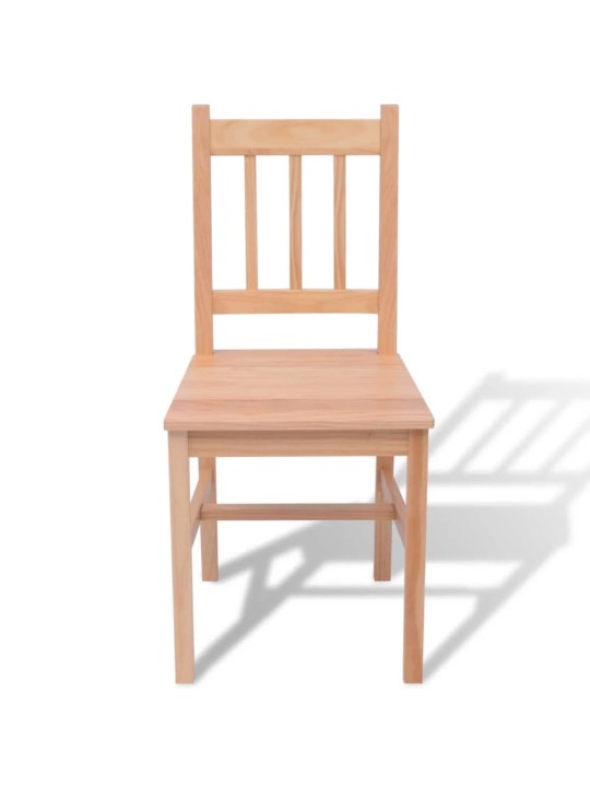 Sedmidílný jídelní set z borového dřeva