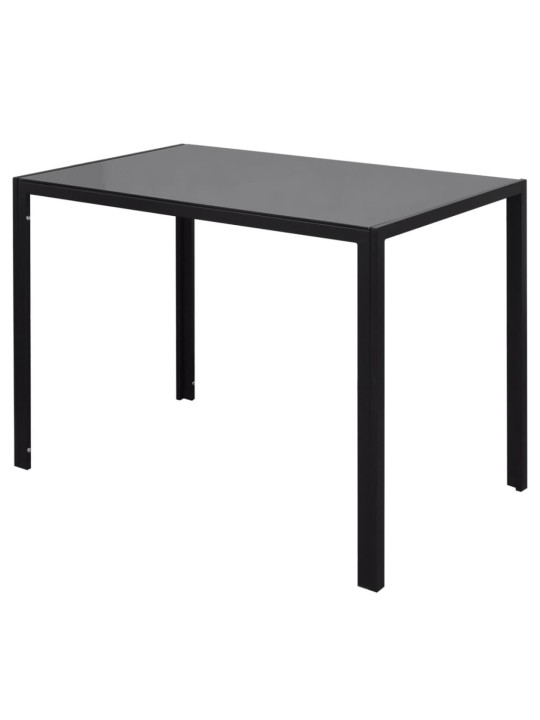 Pětidílný jídelní set černobílý