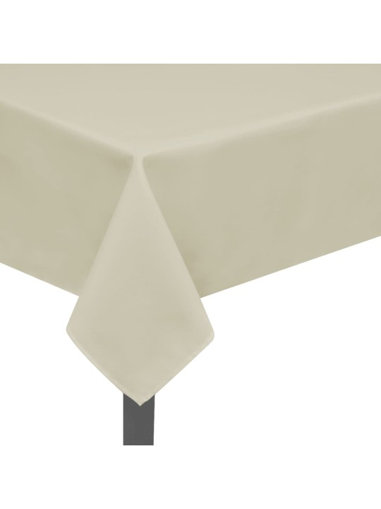 Ubrusy 5 ks krémové 170x130 cm