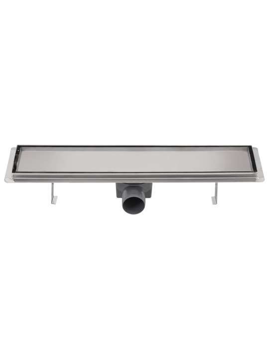 Sprchový odtokový žlab rovný 530x140 mm nerezová ocel