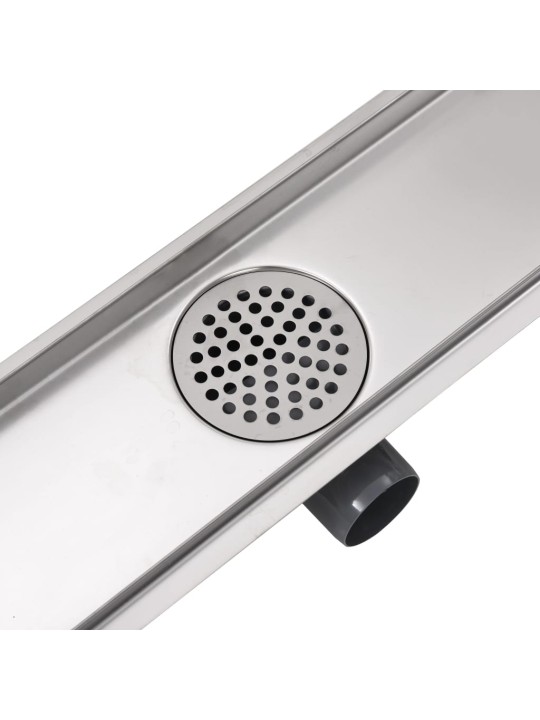 Sprchový odtokový žlab rovný 530x140 mm nerezová ocel