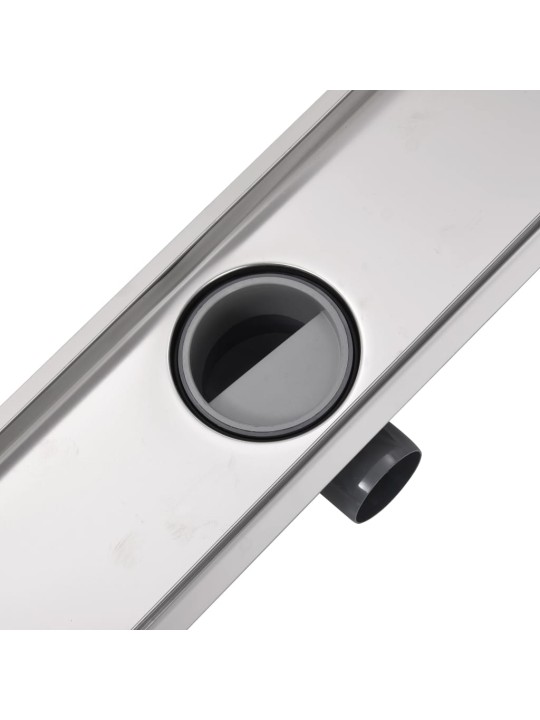 Sprchový odtokový žlab rovný 530x140 mm nerezová ocel