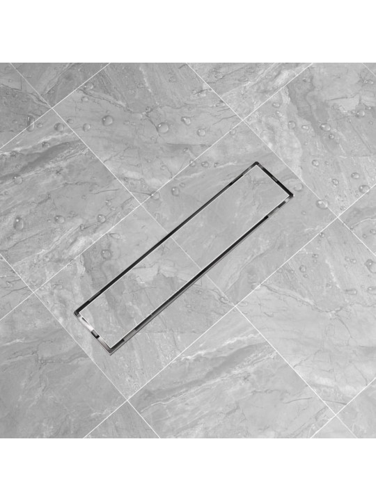 Sprchový odtokový žlab rovný 530x140 mm nerezová ocel