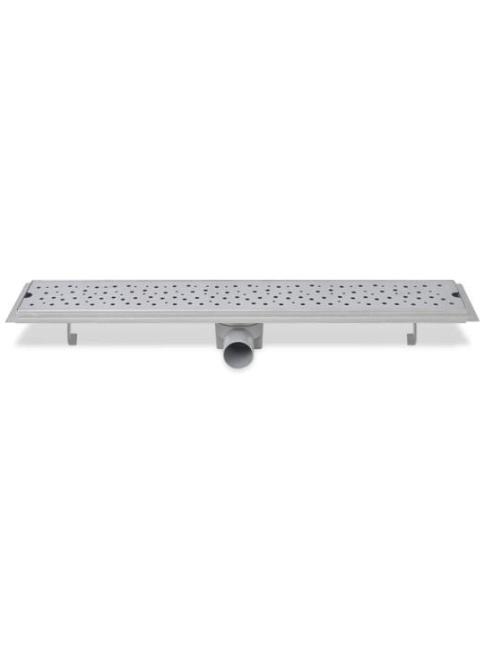 Rovný sprchový odtokový žlab bubliny 730x140 mm nerezová ocel