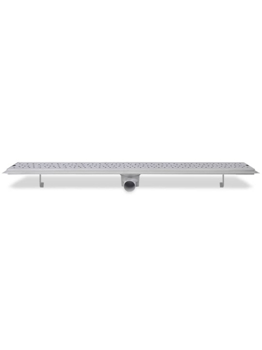 Rovný sprchový odtokový žlab bubliny 1030x140 mm nerezová ocel