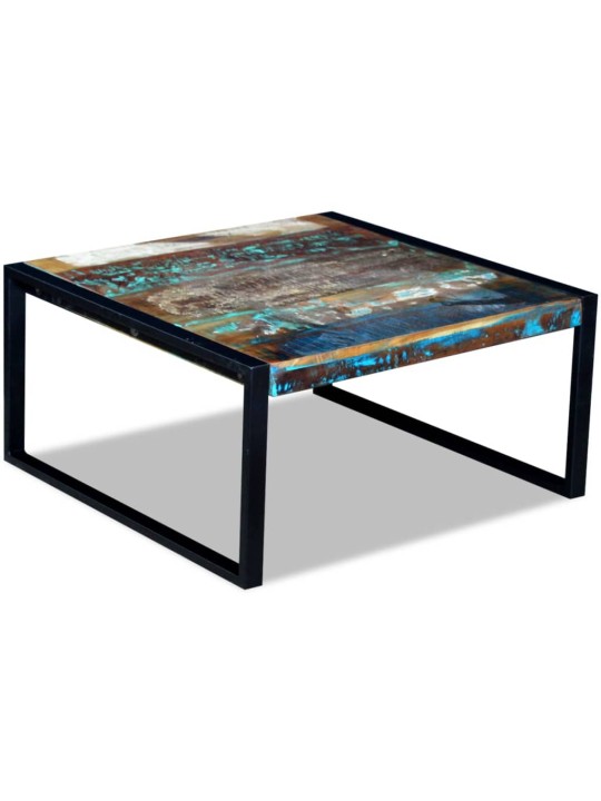Konferenční stolek masivní recyklované dřevo 80 x 80 x 40 cm