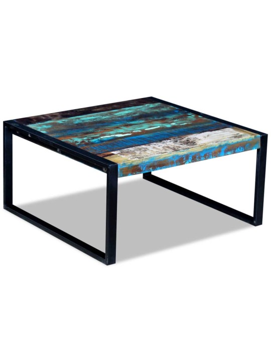 Konferenční stolek masivní recyklované dřevo 80 x 80 x 40 cm