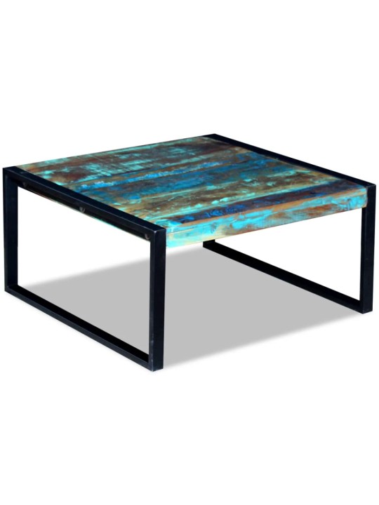 Konferenční stolek masivní recyklované dřevo 80 x 80 x 40 cm