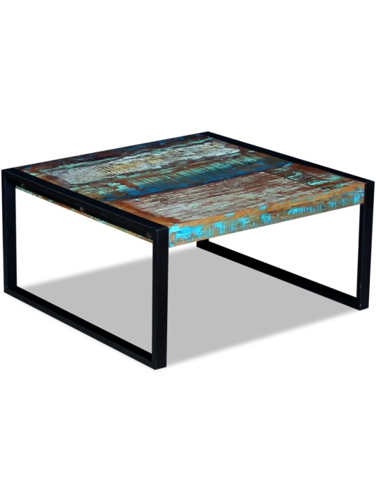 Konferenční stolek masivní recyklované dřevo 80 x 80 x 40 cm