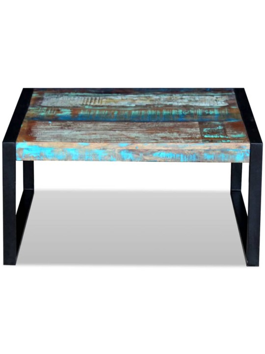 Konferenční stolek masivní recyklované dřevo 80 x 80 x 40 cm