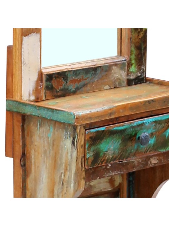 Zrcadlo do předsíně masivní recyklované dřevo 47 x 23 x 180 cm