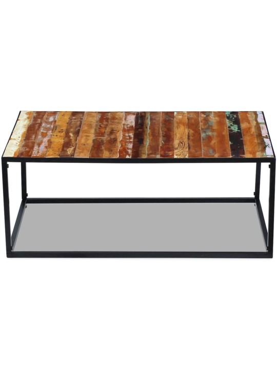 Konferenční stolek masivní pražcové dřevo 100 x 60 x 40 cm