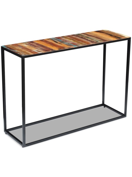 Konzolový stolek masivní recyklované dřevo 110 x 35 x 76 cm