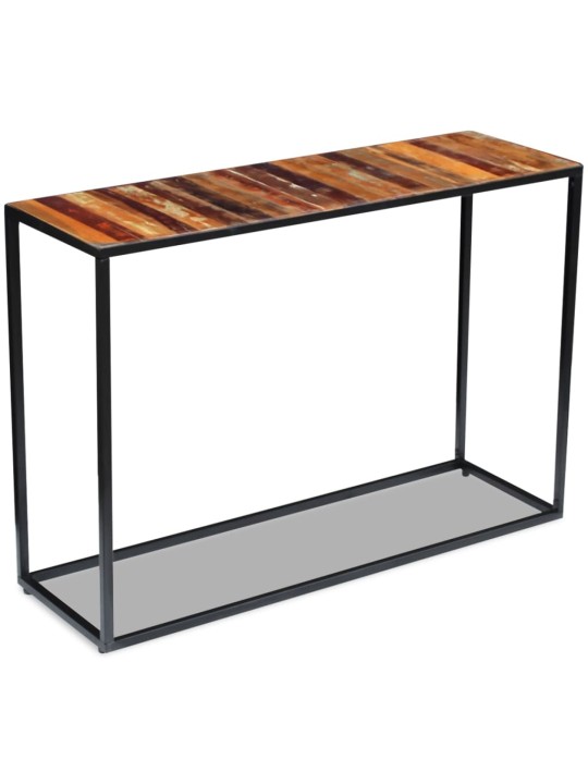 Konzolový stolek masivní recyklované dřevo 110 x 35 x 76 cm