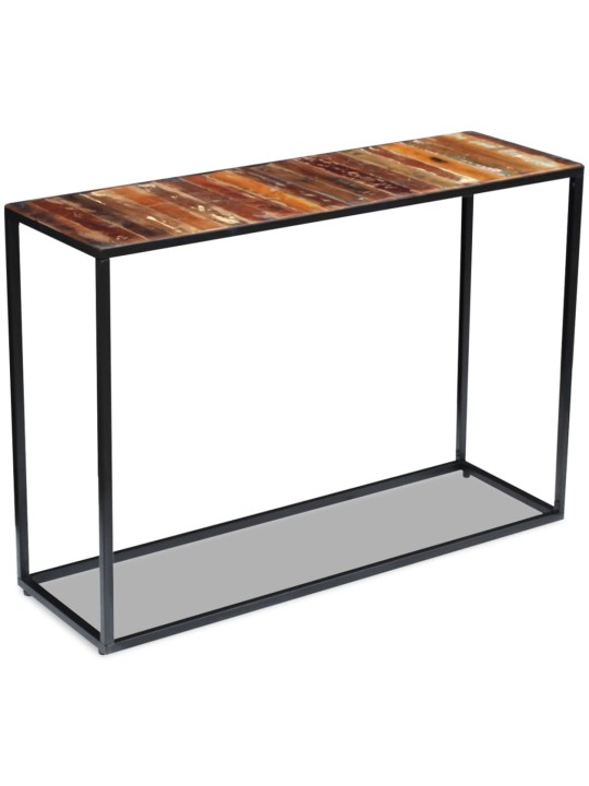 Konzolový stolek masivní recyklované dřevo 110 x 35 x 76 cm
