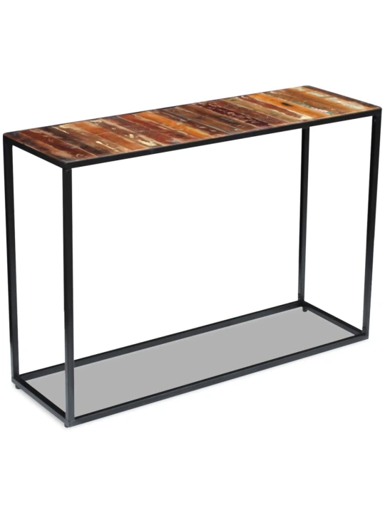 Konzolový stolek masivní recyklované dřevo 110 x 35 x 76 cm
