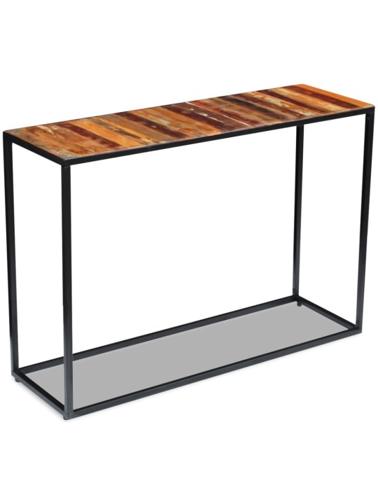 Konzolový stolek masivní recyklované dřevo 110 x 35 x 76 cm