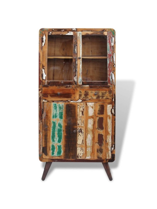 Kredenc masivní recyklované dřevo 90 x 40 x 190 cm