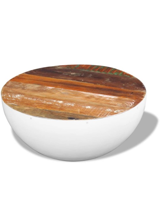 Miskovitý konferenční stolek recyklované dřevo 60 x 60 x 30 cm