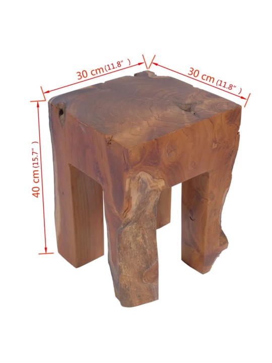 Stolička masivní teak