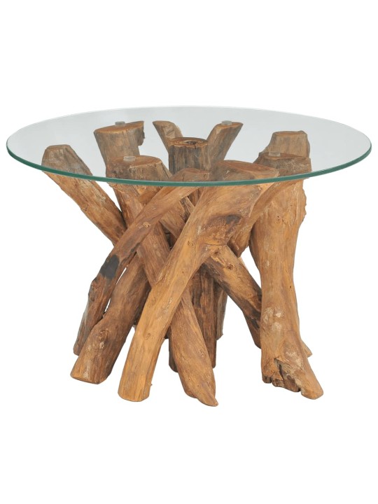 Konferenční stolek masivního teak naplavené dřevo 60 cm