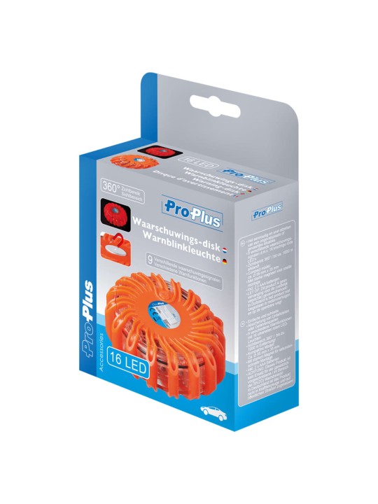 Proplus výstražné světlo s 16 led oranžové 540322