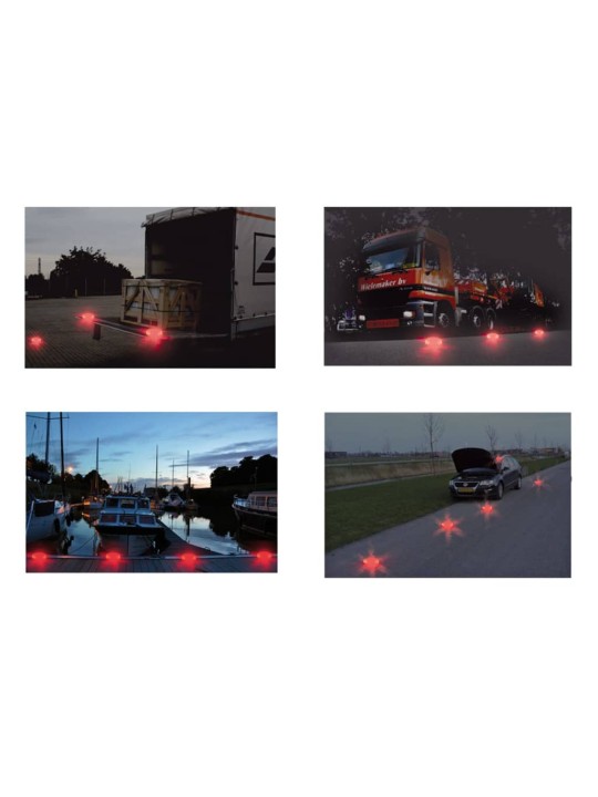 Proplus výstražné světlo s 16 led oranžové 540322