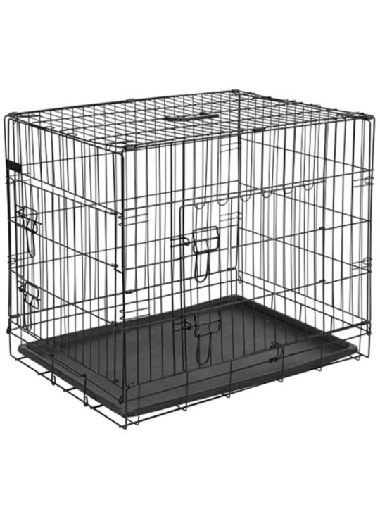 @Pet Přepravka pro psy kov 92,5 x 57,5 x 64 cm černá 15003