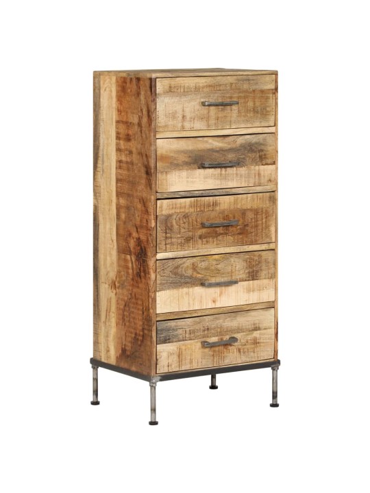 Komoda se zásuvkami 45 x 35 x 106 cm masivní mangovníkové dřevo