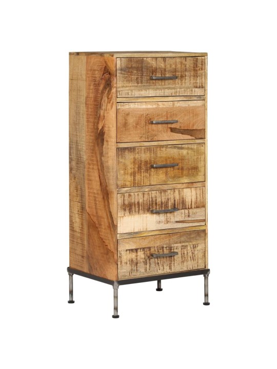 Komoda se zásuvkami 45 x 35 x 106 cm masivní mangovníkové dřevo