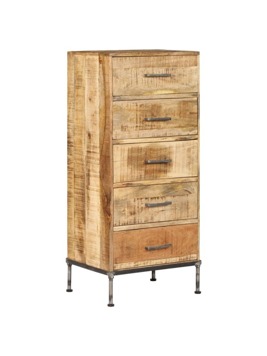 Komoda se zásuvkami 45 x 35 x 106 cm masivní mangovníkové dřevo