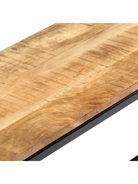 Jídelní lavice 120 cm masivní hrubé mangovníkové dřevo