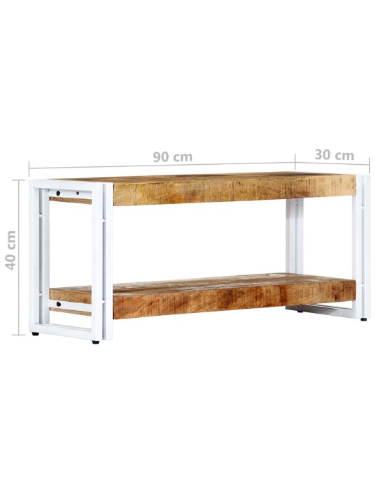 TV stolek 90 x 30 x 40 cm masivní mangovníkové dřevo