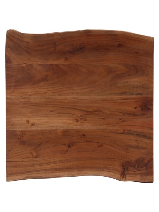 Konferenční stolek s živou hranou 60x60x40 cm masivní akácie