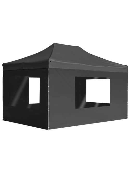Profesionální skládací party stan+stěny hliník 4,5x3 m antracit