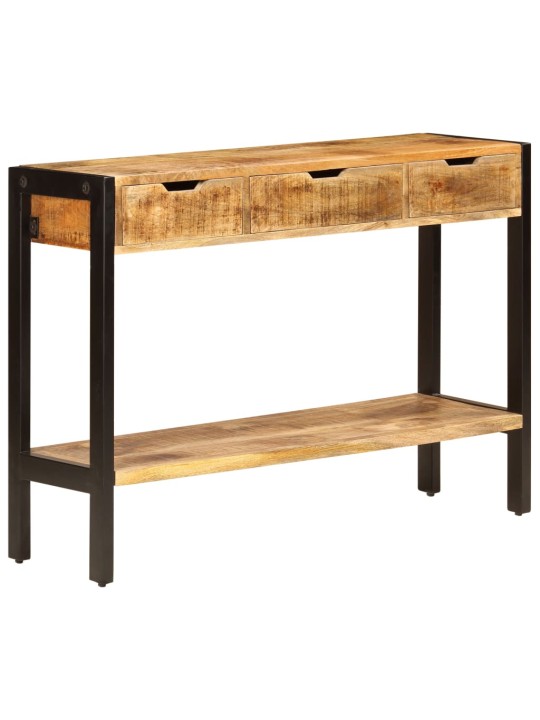 Příborník se 3 zásuvkami 110 x 35 x 75 cm masivní mangovník