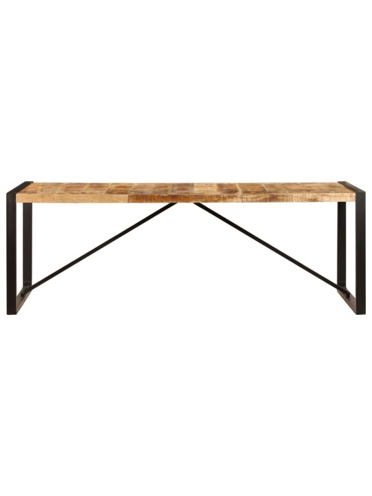 Jídelní stůl 220 x 100 x 75 cm masivní mangovníkové dřevo