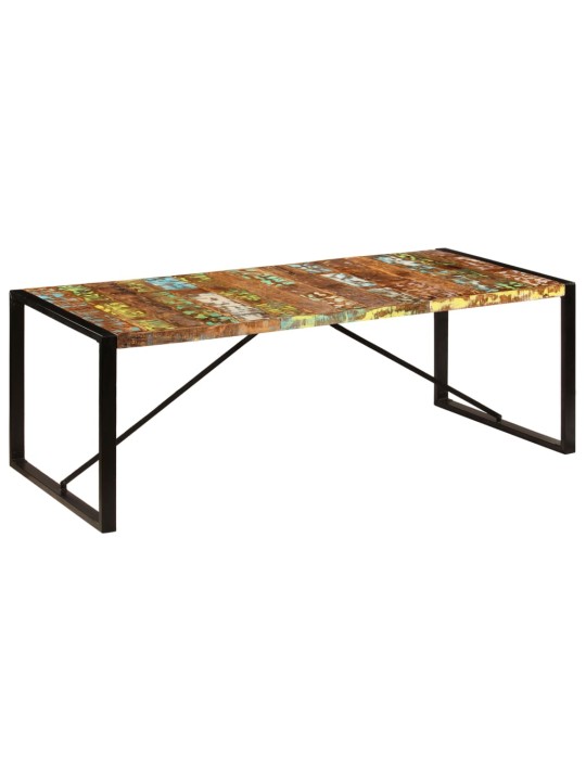 Jídelní stůl 220 x 100 x 75 cm masivní recyklované dřevo